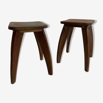 Scandinavian rosewood stools