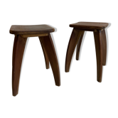 Scandinavian rosewood stools