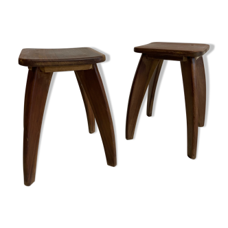 Scandinavian rosewood stools