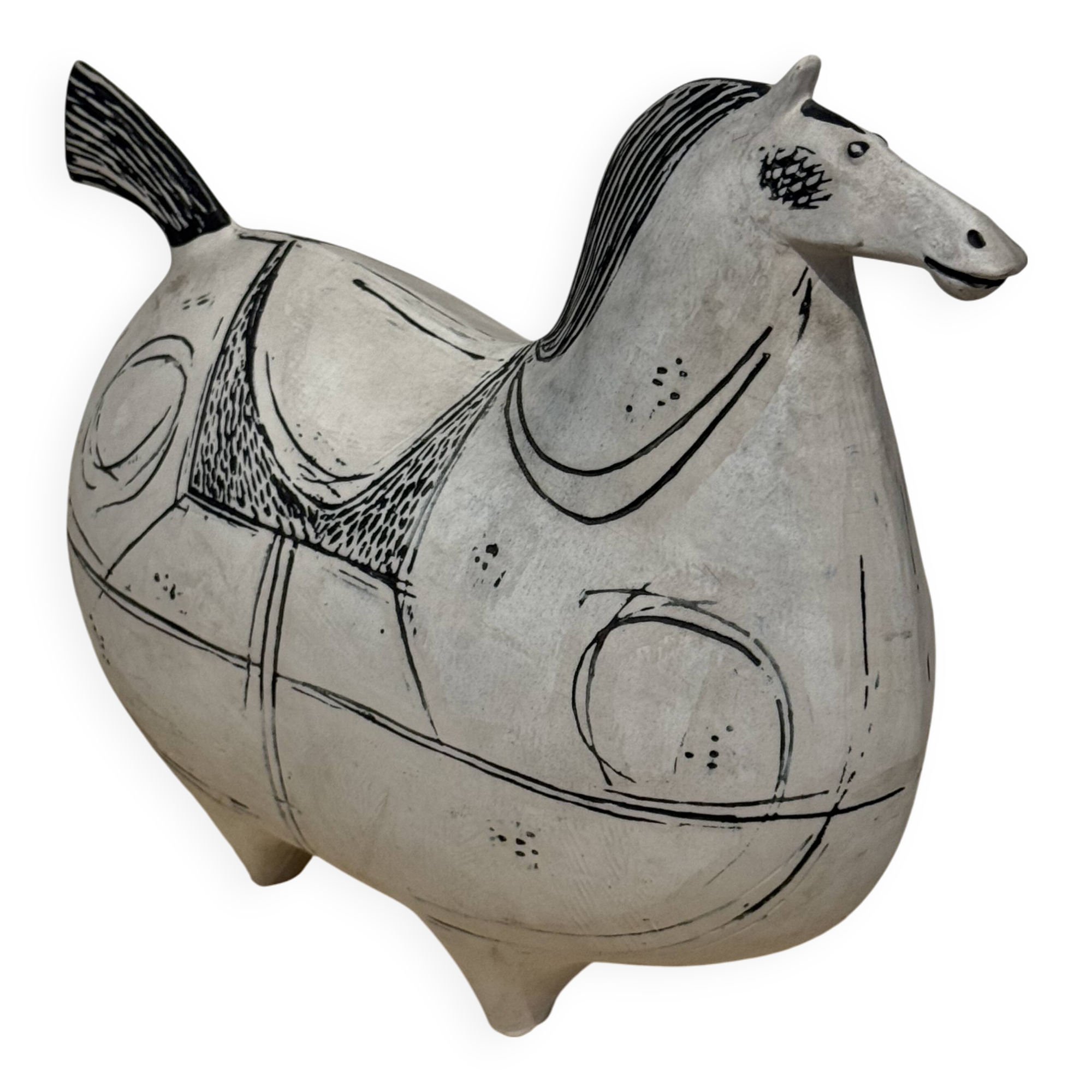 Great horse by Stig Lindberg, gustavberg studio 1952-1972