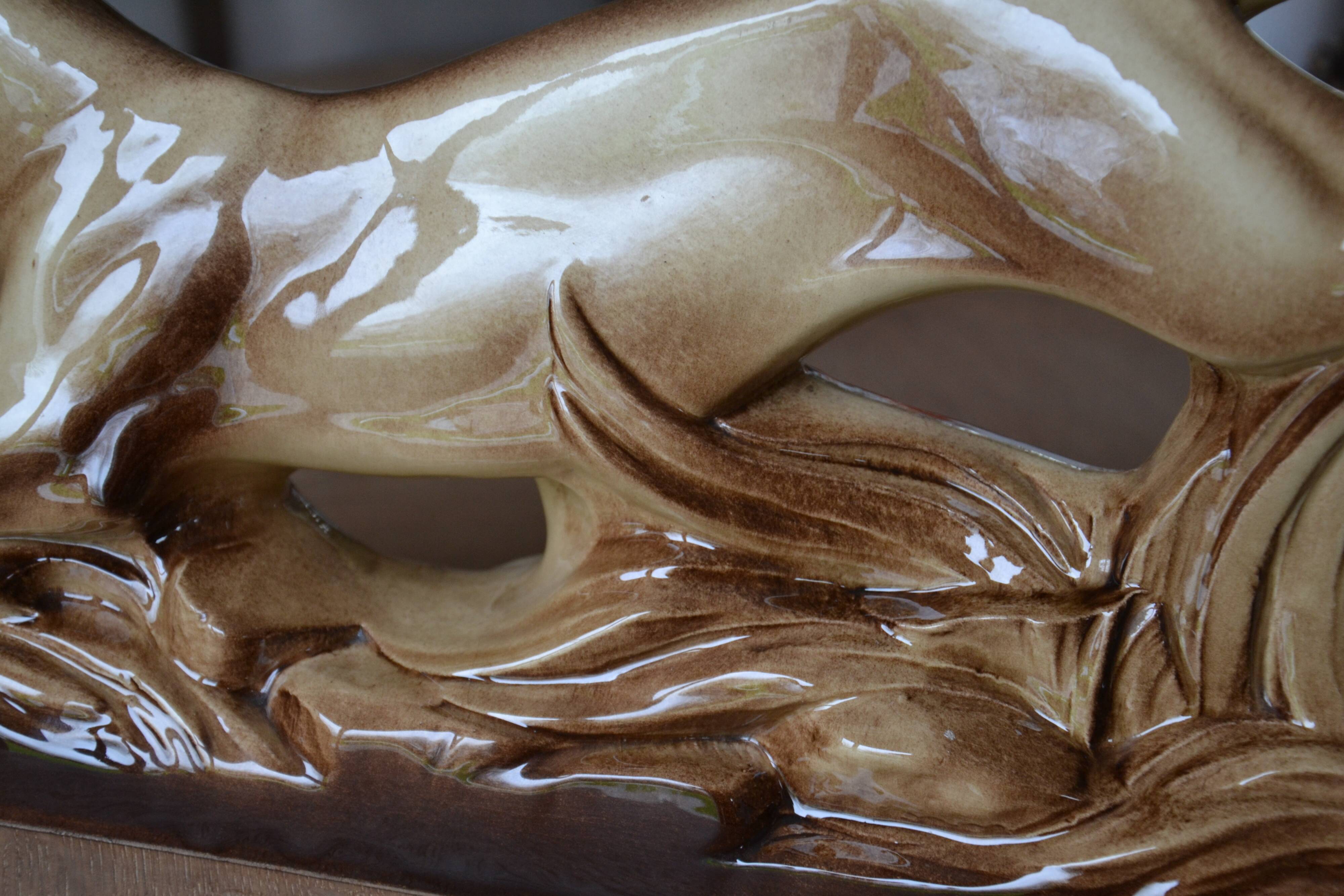 Ste Radegonde Panther Art Deco Ceramics