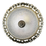 Molded glass ceiling light