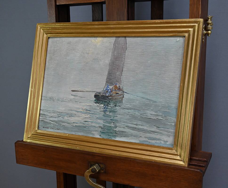 Painting “In the Mist”, by G. Lhermitte – 1930