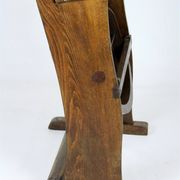 Vintage Cinema Chair TON (Thonet), 1940s Czech, Wooden Theatre Seat