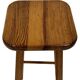 Vintage bar stool plant stool pinewood pinewood 1960s