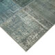 Hand-Knotted Turkish Vintage 171 cm x 242 cm Grey Patchwork Rug