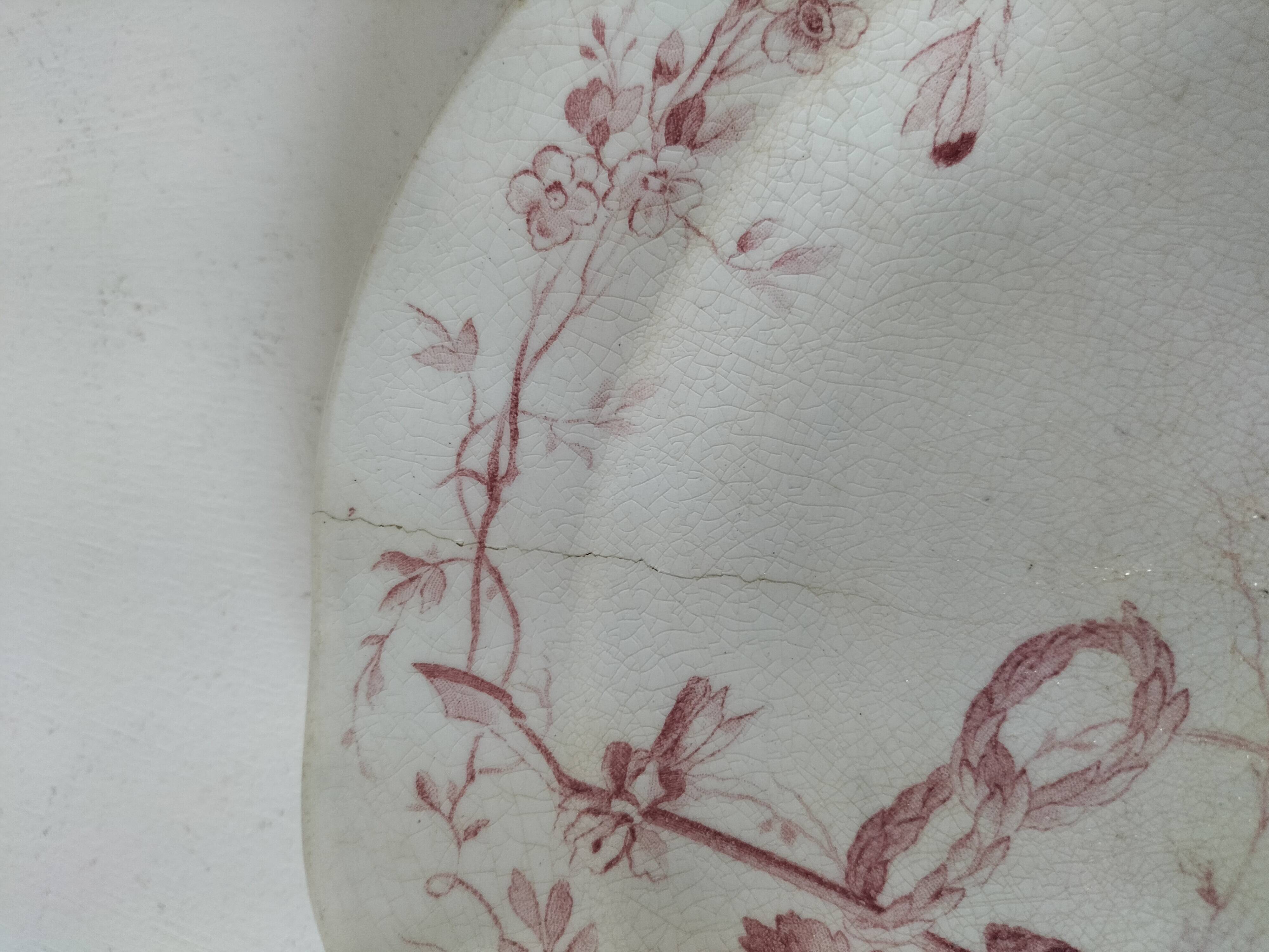 Antique Gien plate – Danube decor