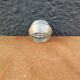 Towel ring silver metal