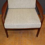 Paire de fauteuils danois en teck vers 1970