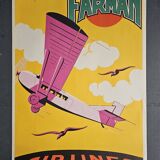 FARMAN AIRLINES poster - Albert Solon