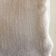 19th farm top in large raw linen cloth