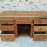Furniture with solid pine drawers