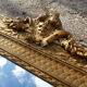 Old stucco and gilded wood mirror 50x65cm