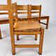 Set of 4 vintage Scandinavian pine dining chairs, 1960s