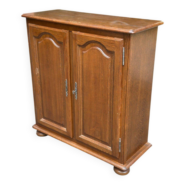 Buffet vintage en chêne Louis XIV des années 50