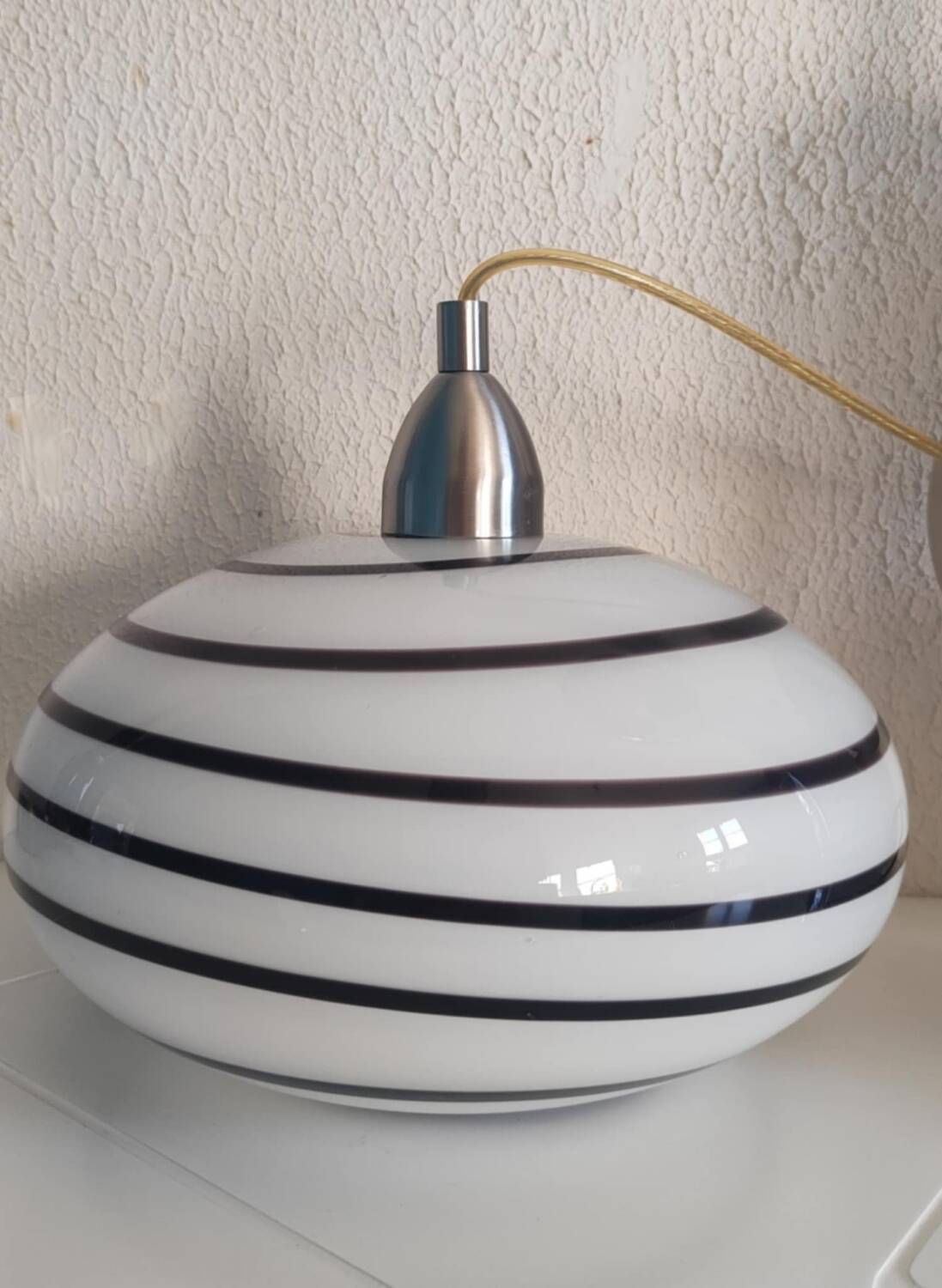 Eglo zebra vintage pendant light 1990-2000