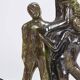 Lampe de table sculpturale brutaliste “Homme et Femme près d’un arbre”, Italie, années 1970