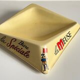 Vintage ceramic bistro ashtray