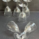 3334 - 6 Baccarat aperitif glasses, Corneille service