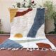 Handcrafted, colorful beni mrirt rug, size 150 x 250 cm