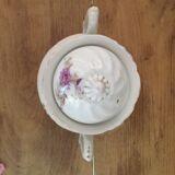 Ancient porcelain sugar bowl