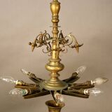 Lustre de synagogue en bronze, XIXème
