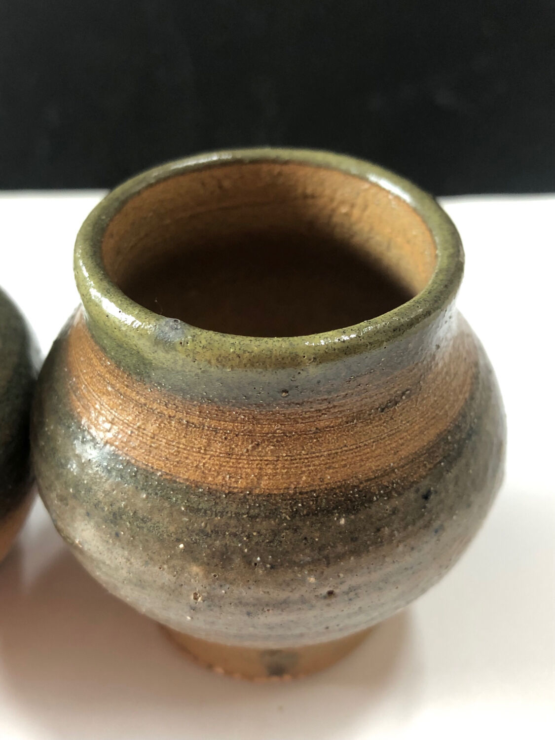 Lot de 3 pots en grès de Jules Guérin