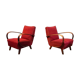 Pair of H 410 armchairs by Jindřich Halabala for Up Zavody