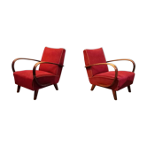 Paire de fauteuils H 410 par Jindřich Halabala pour Up Zavody