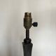 Beaten iron lamp 1970 brutalist