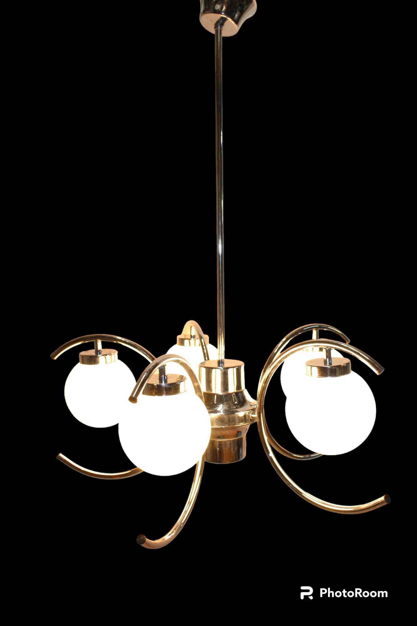 vintage chandelier design 70 space age
