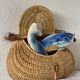 2 vases en barbotine poisson