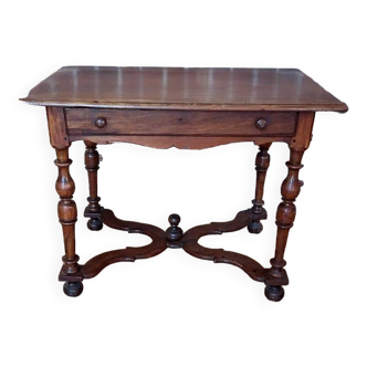 Gaïac wood table from the 17th century