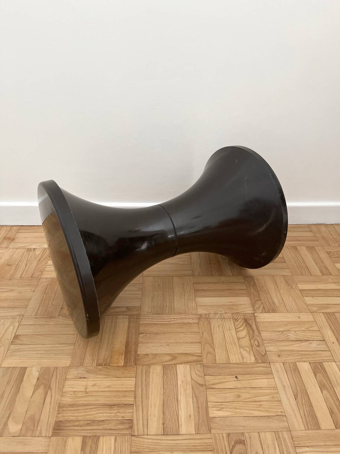 Vintage brown Tam Tam stool Stamp