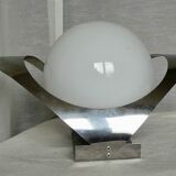1970s aluminum eye-shaped design wall light