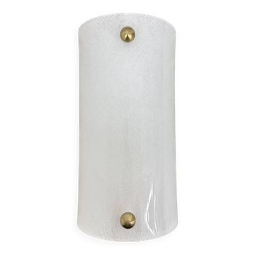 Vintage lucite and brass wall lamp ,1970s