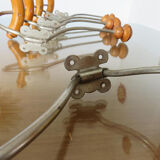 5 old large hooks art deco from the 30/40 years