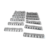 Box of 12 crystal knife holders Triangular shape