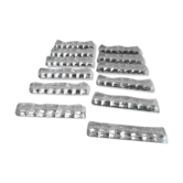 Coffret de 12 porte couteaux en cristal Forme triangulaire