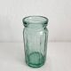 Vintage faceted glass jar vase