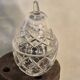 Crystal pear candy bowl
