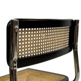 Vintage Cesca chair style b32 model in chrome and black