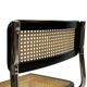 Chaise vintage Cesca style modèle B32 en chrome et noir