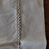 Old linen pillowcase late days closing buttons 75 X 75 cm