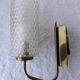Applique laiton et verre bubble