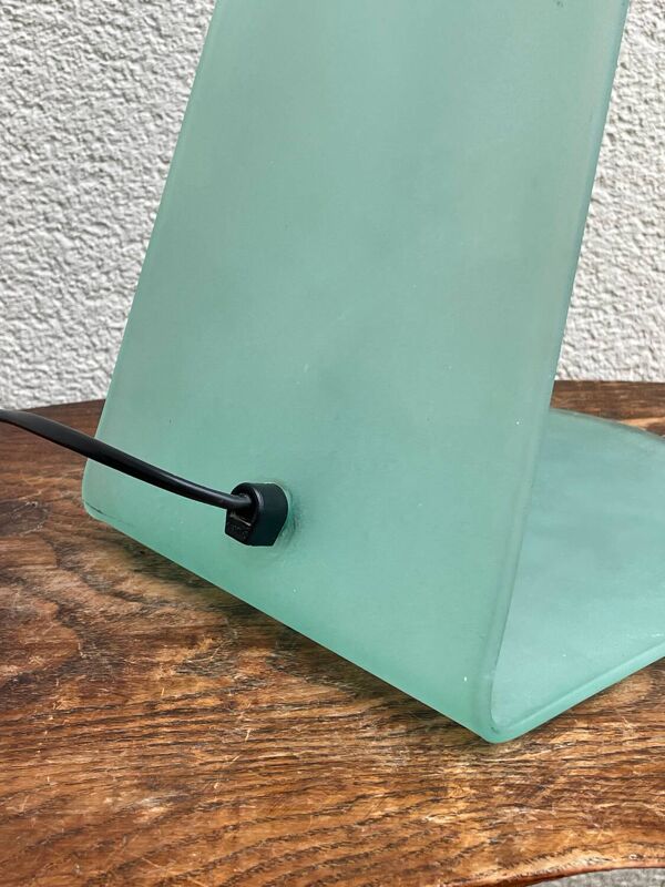 Lampe en verre Habitat vintage
