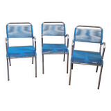 Vintage scoubidou armchairs