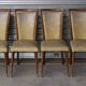 Série suite de 8 chaises Vintage circa 1960