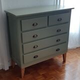Commode scandinave vert forest
