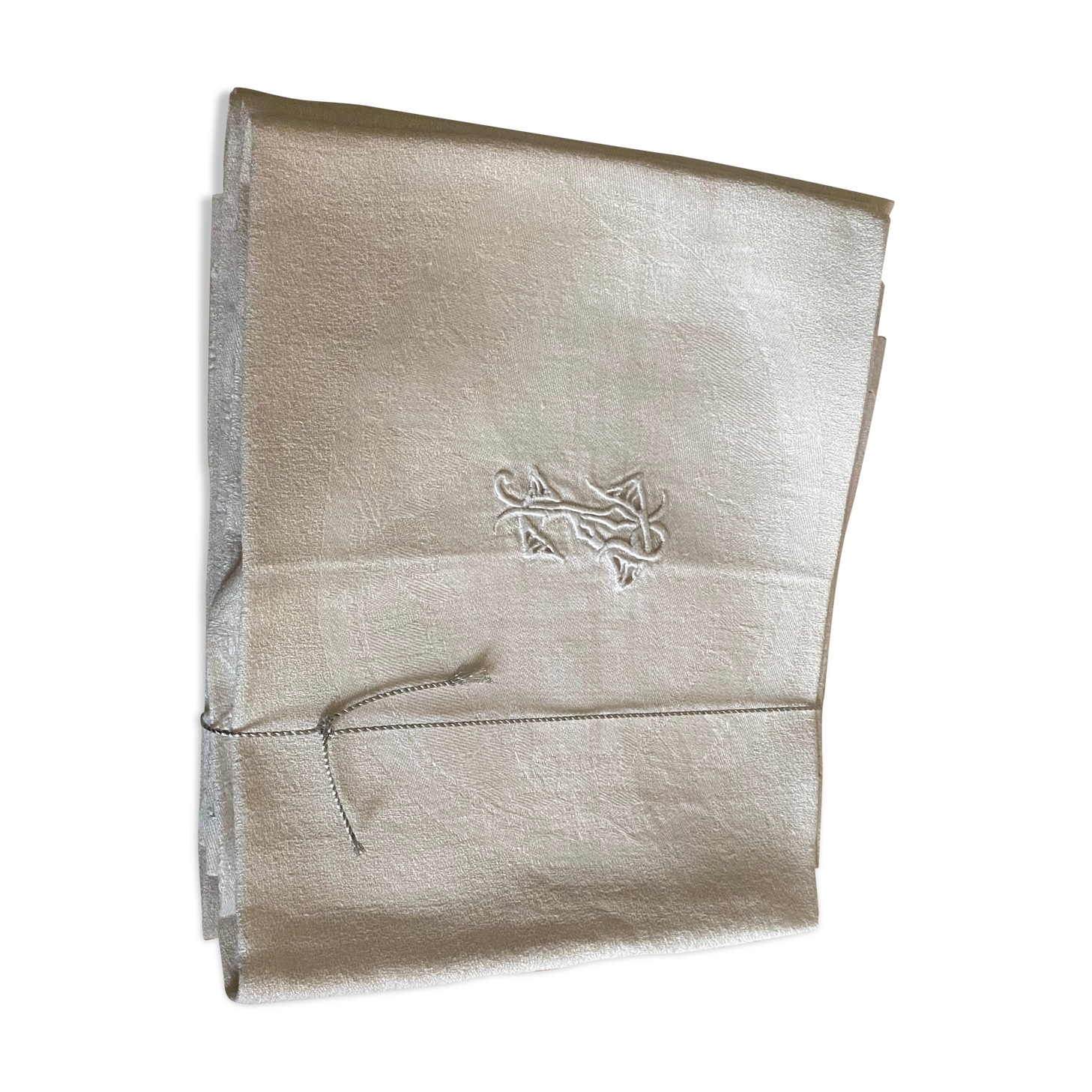 Lot de 4 serviettes monograme